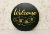 Welcome Sign for the home in black